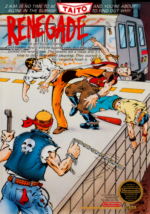 Renegade (USA) (Virtual Console) box art